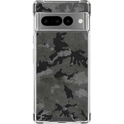 Digital Camo Google Pixel 7 Pro Clear Case
